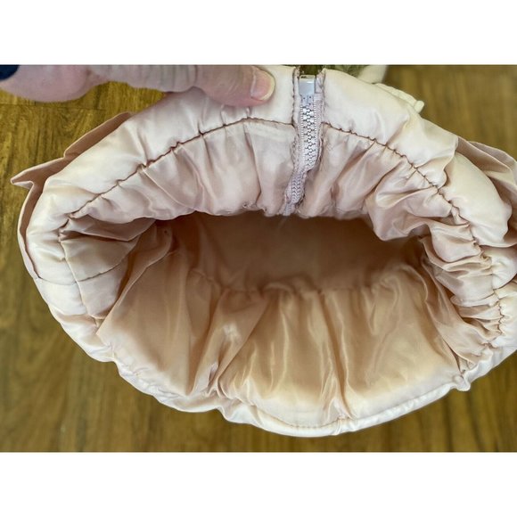 Little Lass Light Pink Puffer Vest Girls 2T Faux Fur Trimmed Hoodie Full Zip EUC - Picture 16 of 16